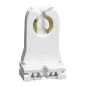 Leviton 13354-D Fluorescent Lampholder, Medium Base, White Leviton 13354-D