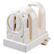 Leviton 13654-EXL Fluorescent Adaptor, Medium to Miniature Base, Slide-On Leviton 13654-EXL