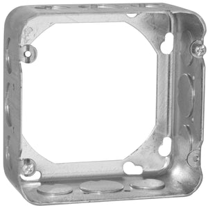 Hubbell-Raco 262 4-11/16" Square Extension Ring, 2-1/8" Deep, Drawn, Metallic Hubbell-Raco 262