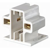 Leviton 26719-200 Compact Fluorescent Lampholder, Horizontal, Screw-Down, G23, G23-2 Leviton 26719-200