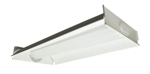 Metalux 2RDI-232RP-UNV-EB8 Recessed Troffer, T8, 2 x 4', 2-Lamp, 32W, 120/277V Metalux 2RDI-232RP-UNV-EB8