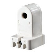 Leviton 467 Fluorescent Lampholder, Slimline Base, White Leviton 467