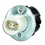 Leviton 523 Fluorescent Lampholder, High-Output, White Leviton 523