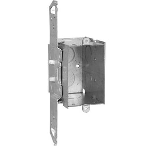 Hubbell-Raco 564 Switch Box, Gangable, 2-1/2" Deep, NM Clamps, TS Bracket Hubbell-Raco 564