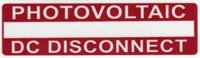 HellermannTyton 596-00238 Photovoltaic DC Disconnect Labels HellermannTyton 596-00238