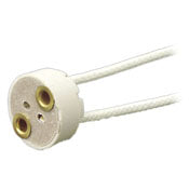 Leviton 80054 Mini Bi-Pin Lampholder, White Leviton 80054