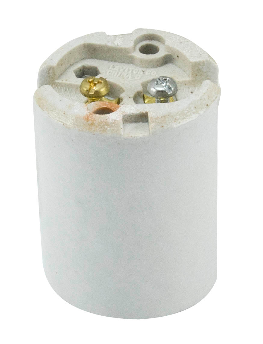 Leviton 8694 Incandescent Lampholder, Mogul Base, Keyless Leviton 8694