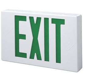 All-Pro Lighting APX7G Exit Sign, Self-Powered, LED, White, Green Letters, 120/277V All-Pro Lighting APX7G