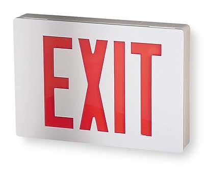 All-Pro Lighting APX7R Emergency Exit Sign, Red LED, Battery Backup All-Pro Lighting APX7R