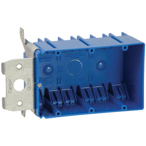 Carlon B349ADJ Switch/Outlet Box, 3-Gang, Adjustable, Depth: 3", Non-Metallic Carlon B349ADJ