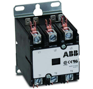 ABB DP40C3P-2 40A, 3P, Definite Purpose Contactor ABB DP40C3P-2