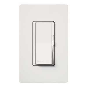 Lutron DVSCF-103P-SW Fluorescent Dimmer, Locator Light, Snow Lutron DVSCF-103P-SW