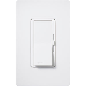 Lutron DVSCSTV-SW Fluorescent/LED Dimmer, Diva, Snow Lutron DVSCSTV-SW