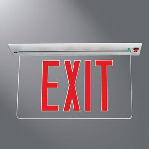 Sure-Lites EUR70R EDGE LITE EXIT - RED Sure-Lites EUR70R