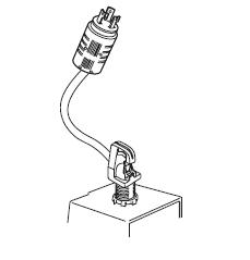 Lithonia Lighting HC3P L7-15P U HID Fixture Hook & Plug, 3' Cord Lithonia Lighting HC3P L7-15P U