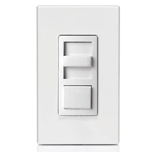 Leviton IPX06-70Z Slide Dimmer, Fluorescent, IllumaTech, White Leviton IPX06-70Z