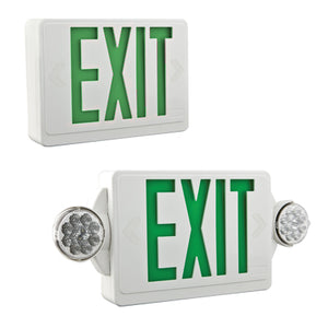 Lithonia Lighting LHQM LED G M6 LED Emergency/Exit Sign, Green Lithonia Lighting LHQM LED G M6