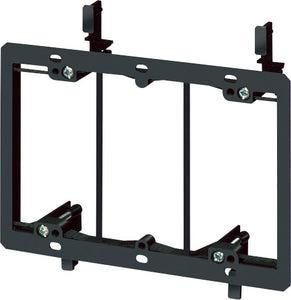 Arlington LV3 Mounting Bracket, 3-Gang, Low Voltage, Non-Metallic Arlington LV3