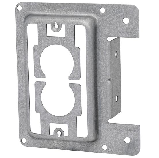 nVent Caddy MP1S Mounting Bracket, 1-Gang, Low Voltage, Nail-On, Metallic nVent Caddy MP1S