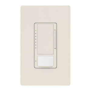 Lutron MSCL-OP153M-AL Occupancy Sensor Dimmer, 600/150W, Maestro, Almond Lutron MSCL-OP153M-AL