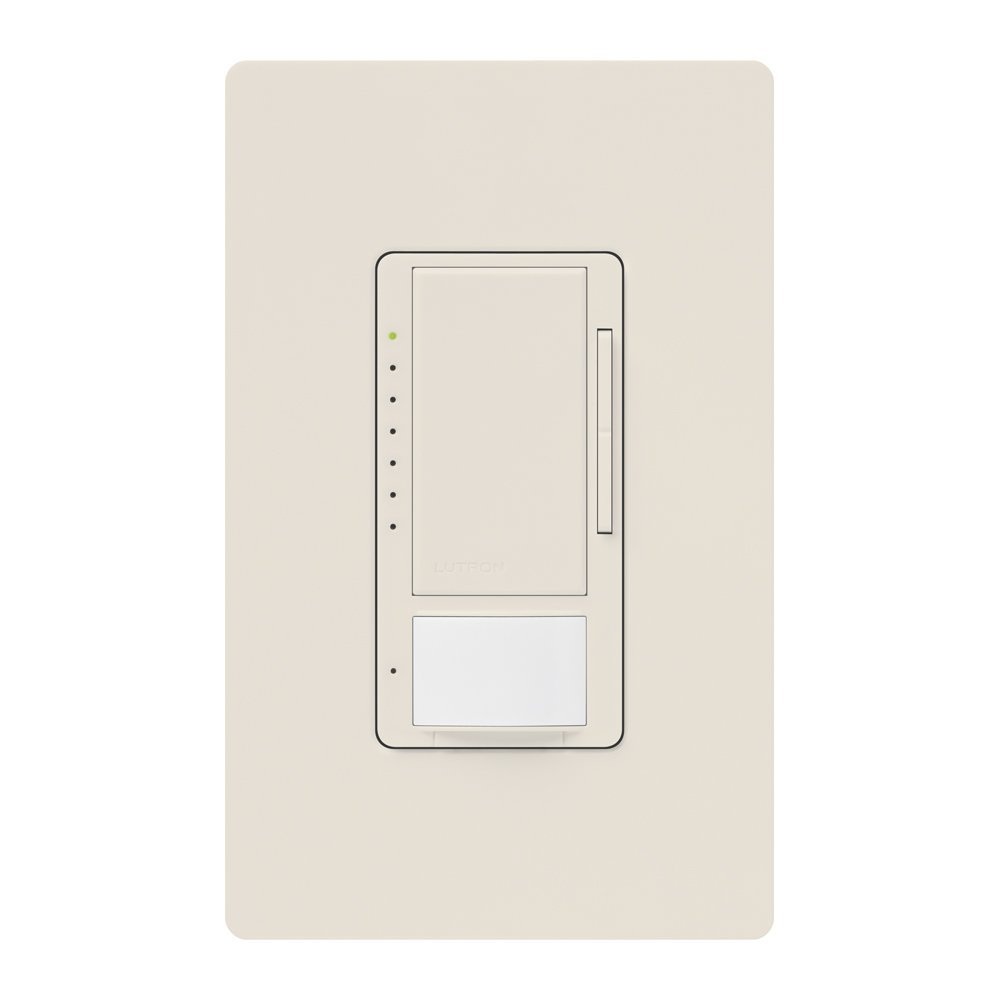 Lutron MSCL-OP153M-AL Occupancy Sensor Dimmer, 600/150W, Maestro, Almond Lutron MSCL-OP153M-AL