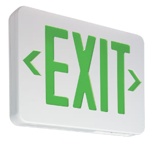 Philips - Light To Go PVEGWEM LED Exit Sign, Green Lettering Philips - Light To Go PVEGWEM