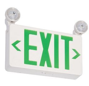 Philips - Light To Go PVLLCG2R Exit Sign, Green Lettering, 3.6V Philips - Light To Go PVLLCG2R