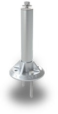 Quick Mount PV QMLSH-7 A 12 QBase Low Slop Roof Mount, 6-1/2